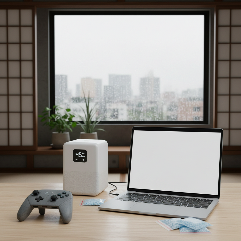 ゲーム機とパソコンを湿気から守る除湿グッズ