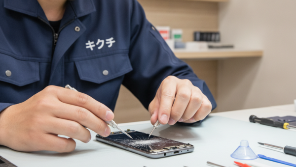 OPPO・モトローラスマホ修理 - 修理技術者によるスマホ修理作業