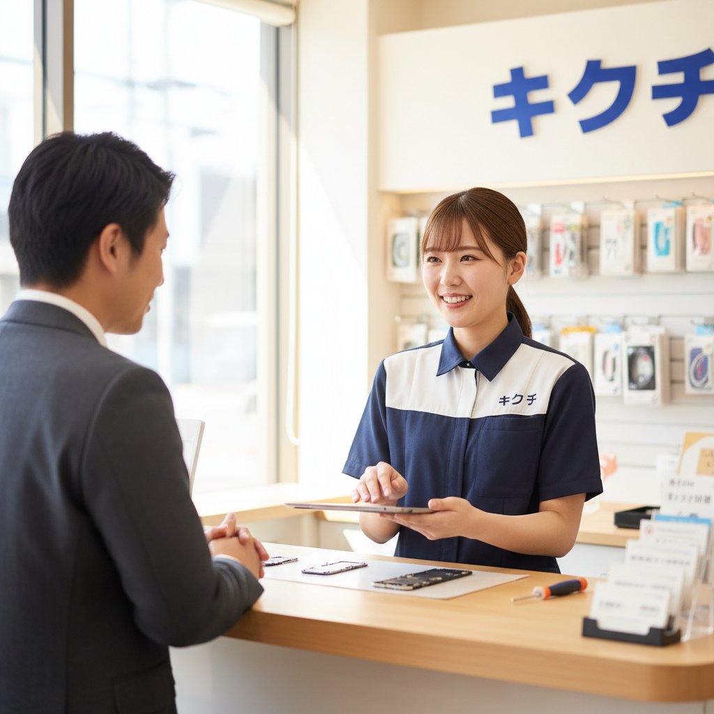 修理の様子