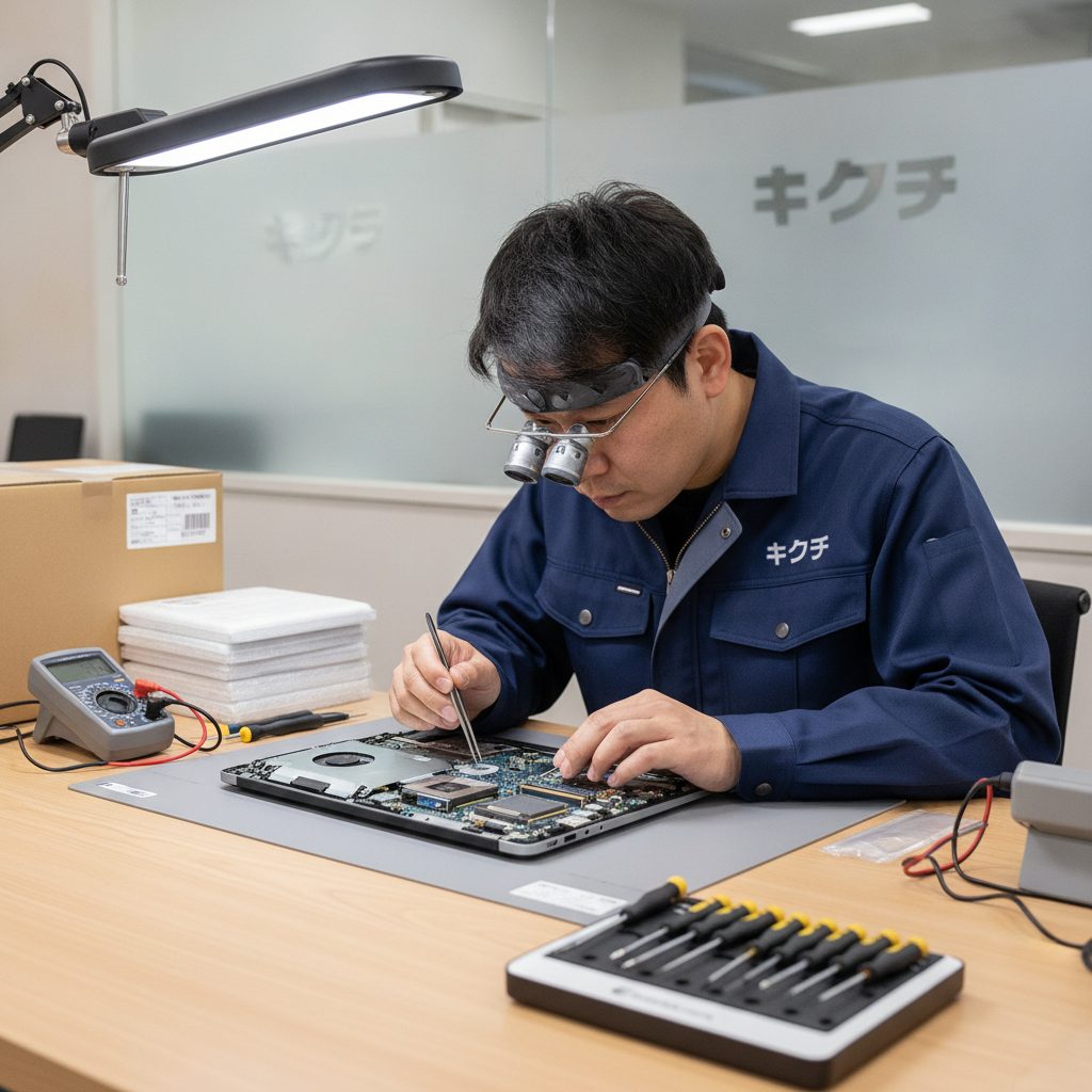 在宅勤務中のPC修理相談