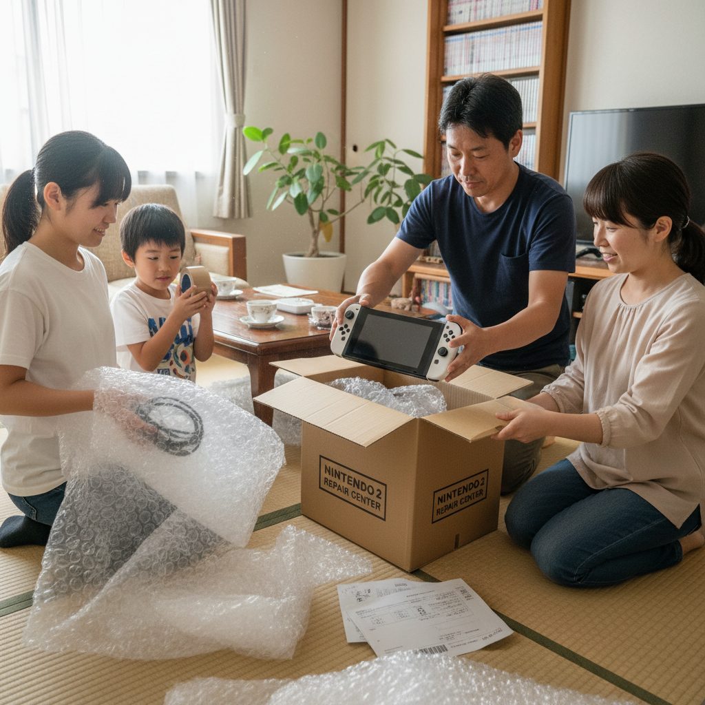 修理の様子