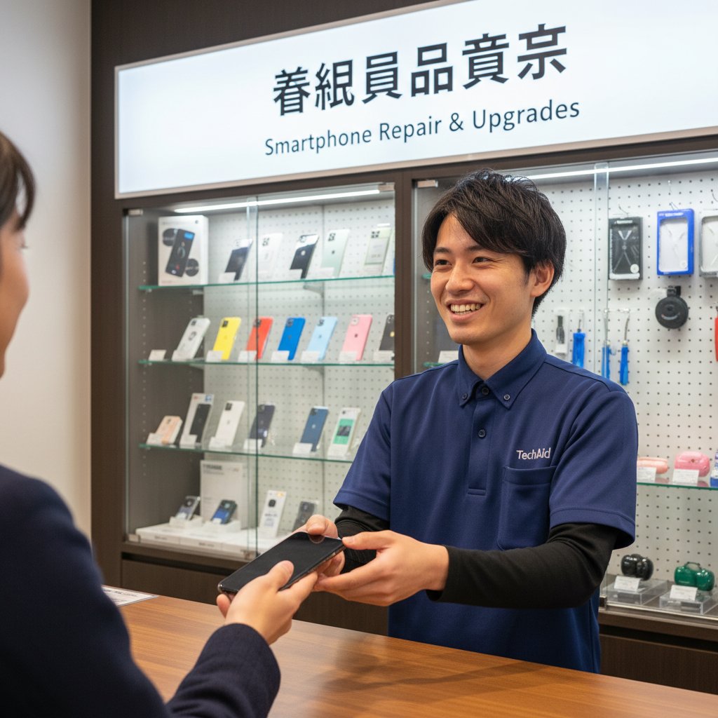 修理の様子