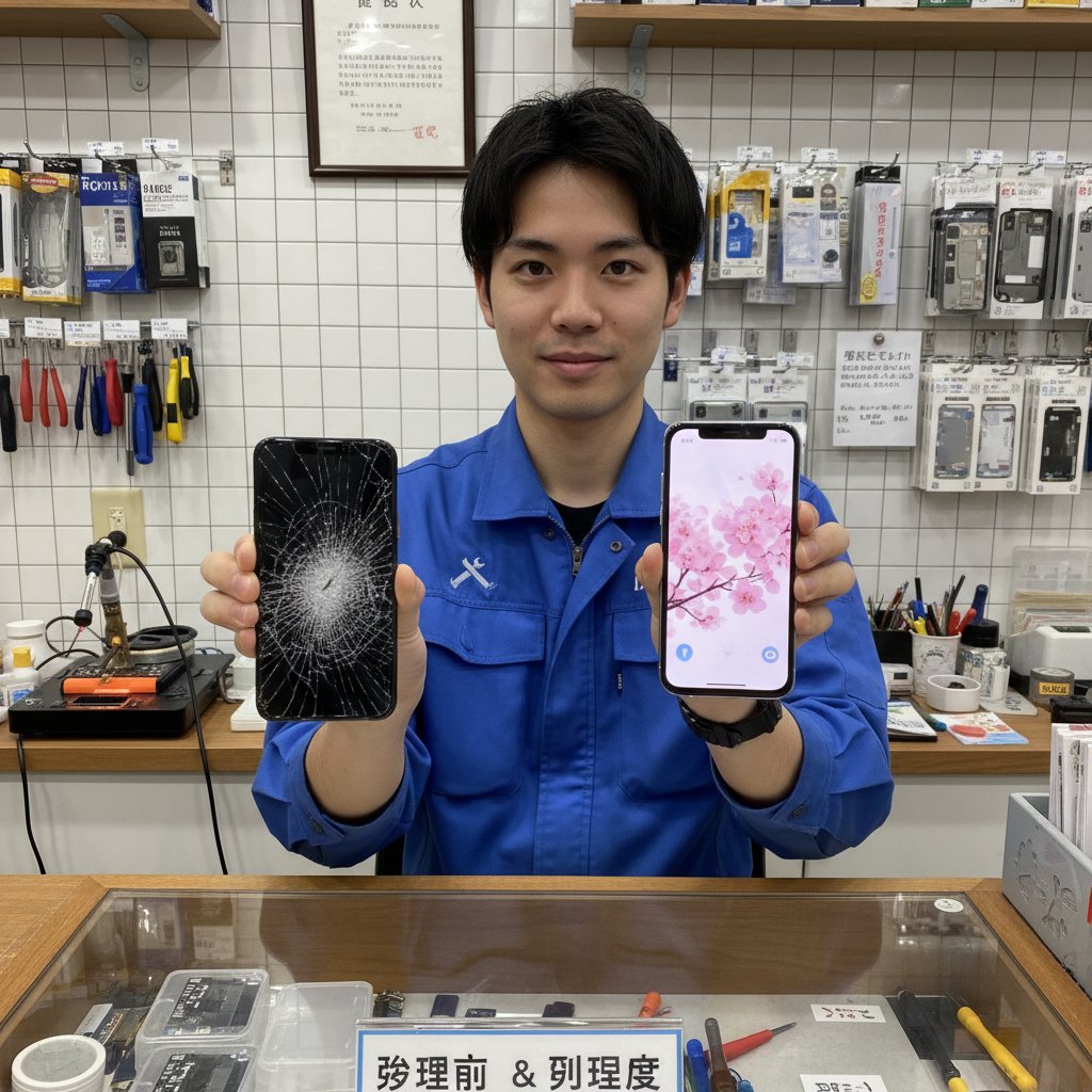 修理の様子