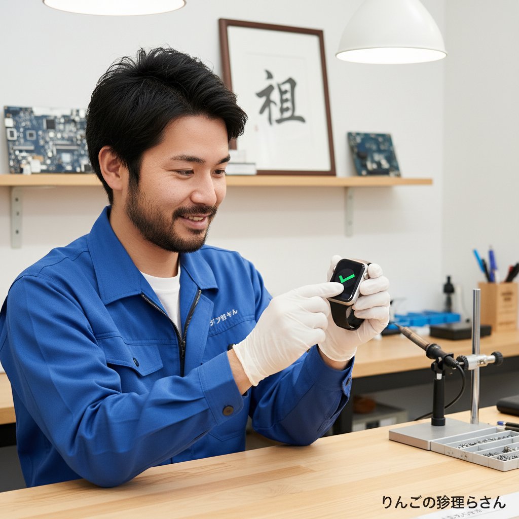 修理の様子