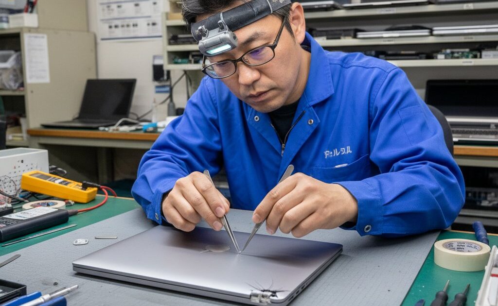 ノートPCのヒンジ故障・液晶が閉まらない・開かない原因と修理費用