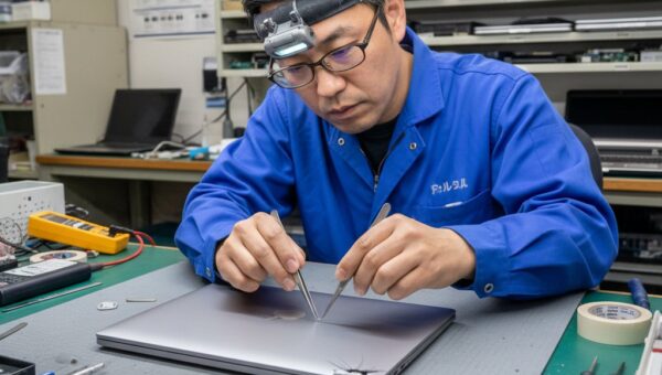 ノートPCのヒンジ故障・液晶が閉まらない・開かない原因と修理費用