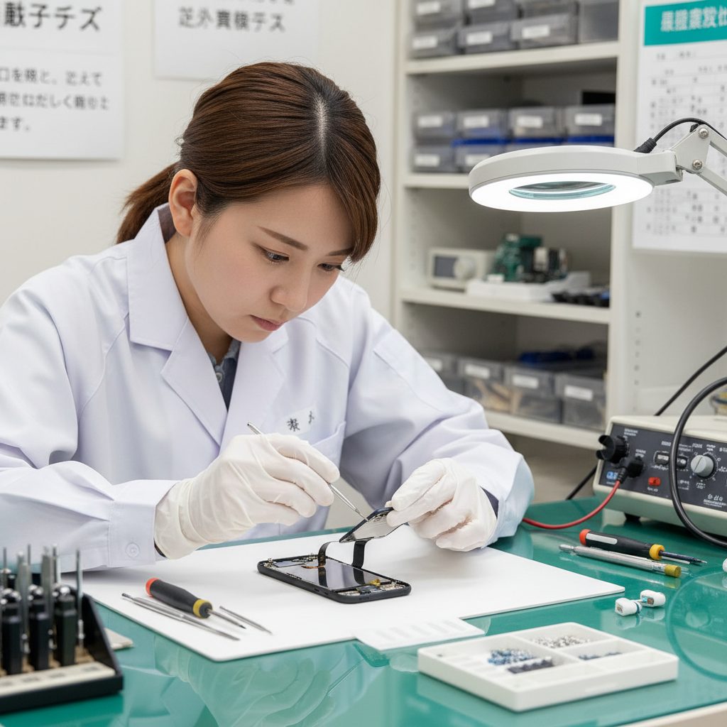 修理の様子