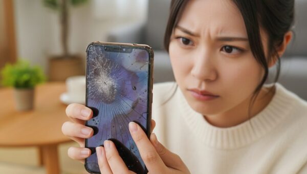 スマホの液晶漏れ・白飛び・表示がおかしい症状と修理