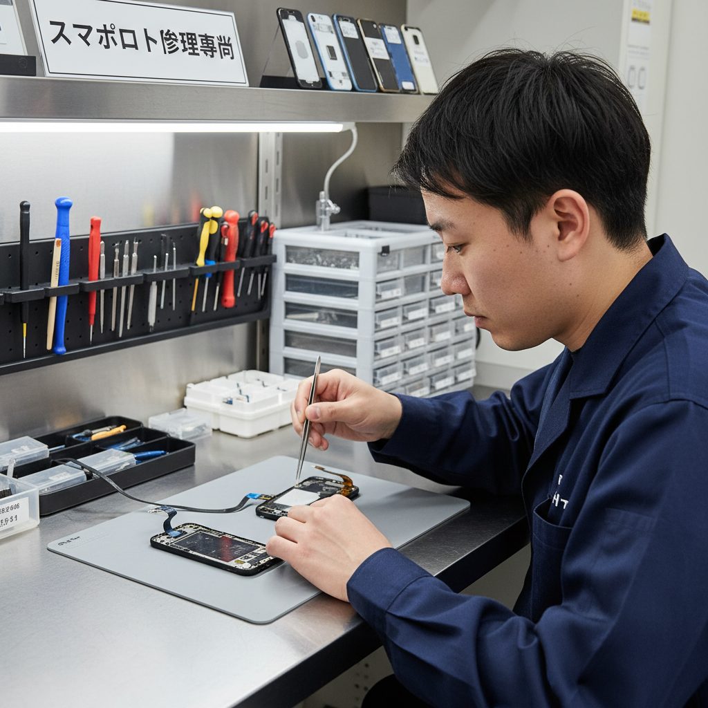 修理の様子