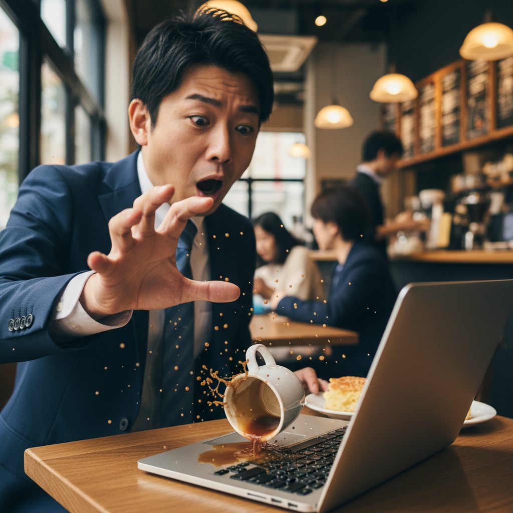 ノートPCのキーボードに水をこぼした！修理・乾燥・復旧完全ガイド