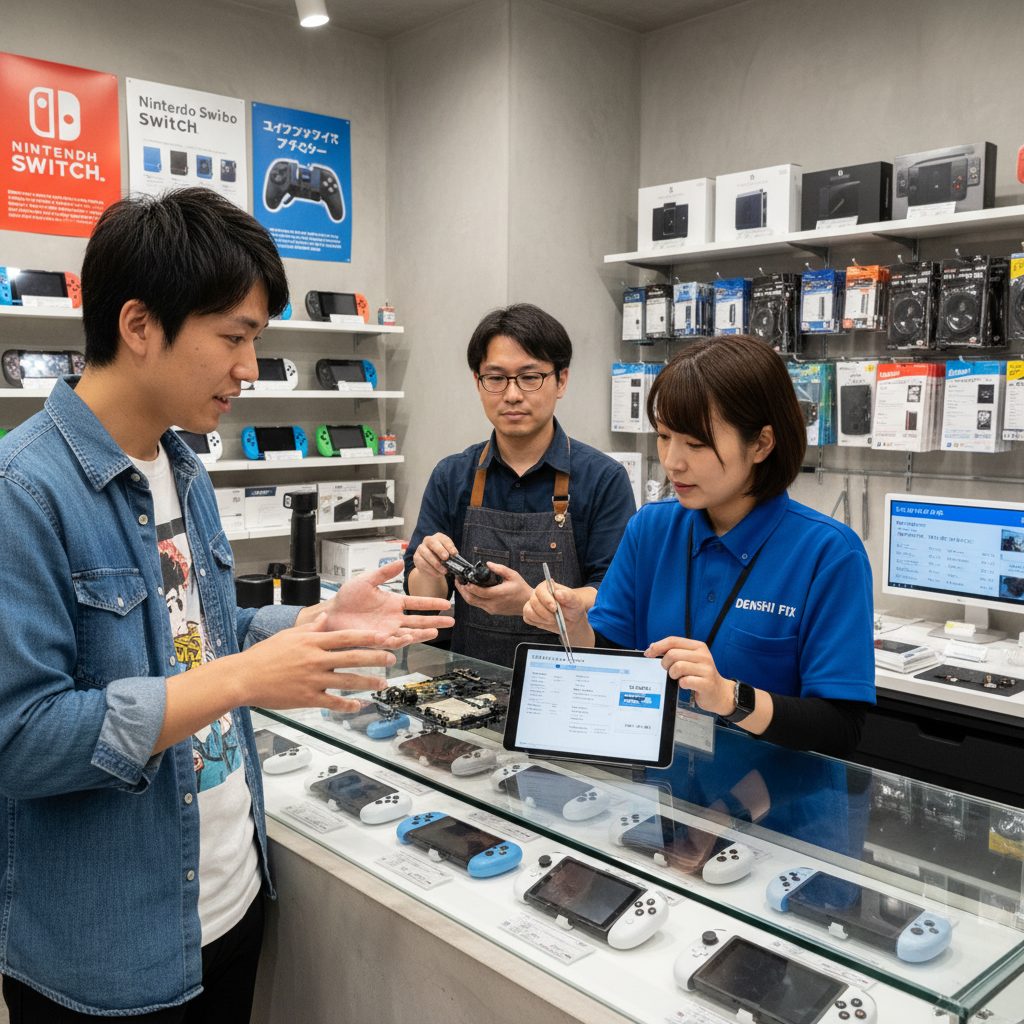ゲーム機の修理保証とメーカー修理 vs 専門店の徹底比較 - 修理イメージ2