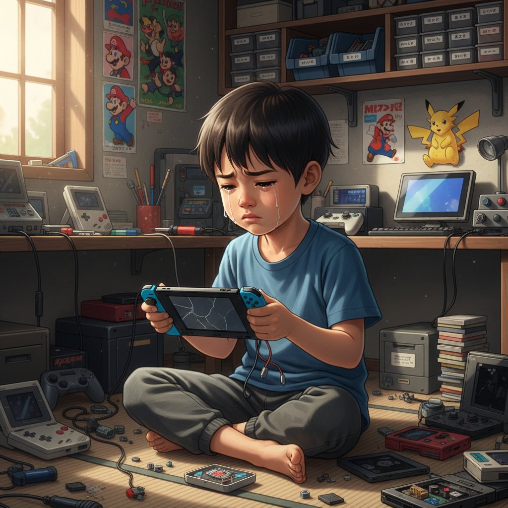 Nintendo Switch本体・ソフトが読み込めない原因と修理