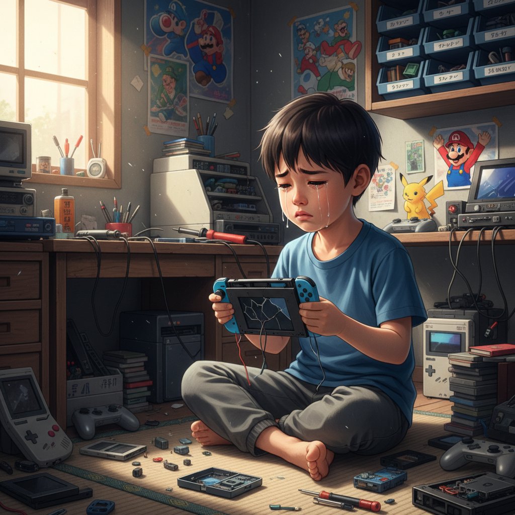 Nintendo Switch本体・ソフトが読み込めない原因と修理
