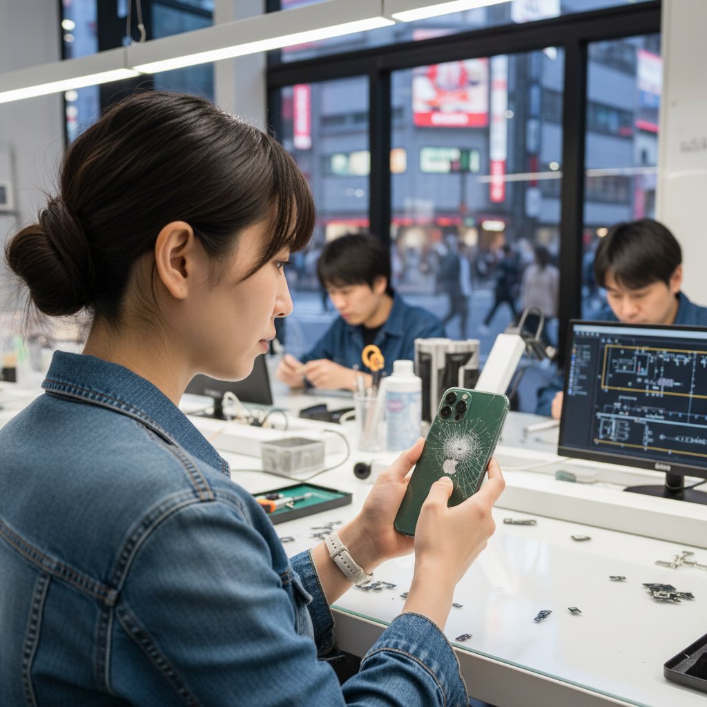 iPhone背面ガラス割れ修理（費用・修理方法・自分でできる？）