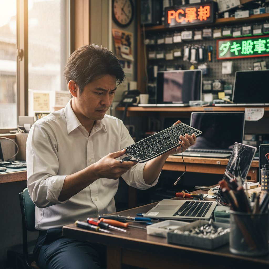 PCのキーボード・タッチパッド故障修理（ノートPC編）