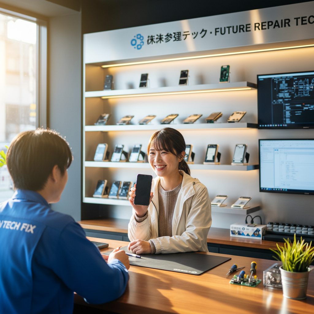 修理の様子
