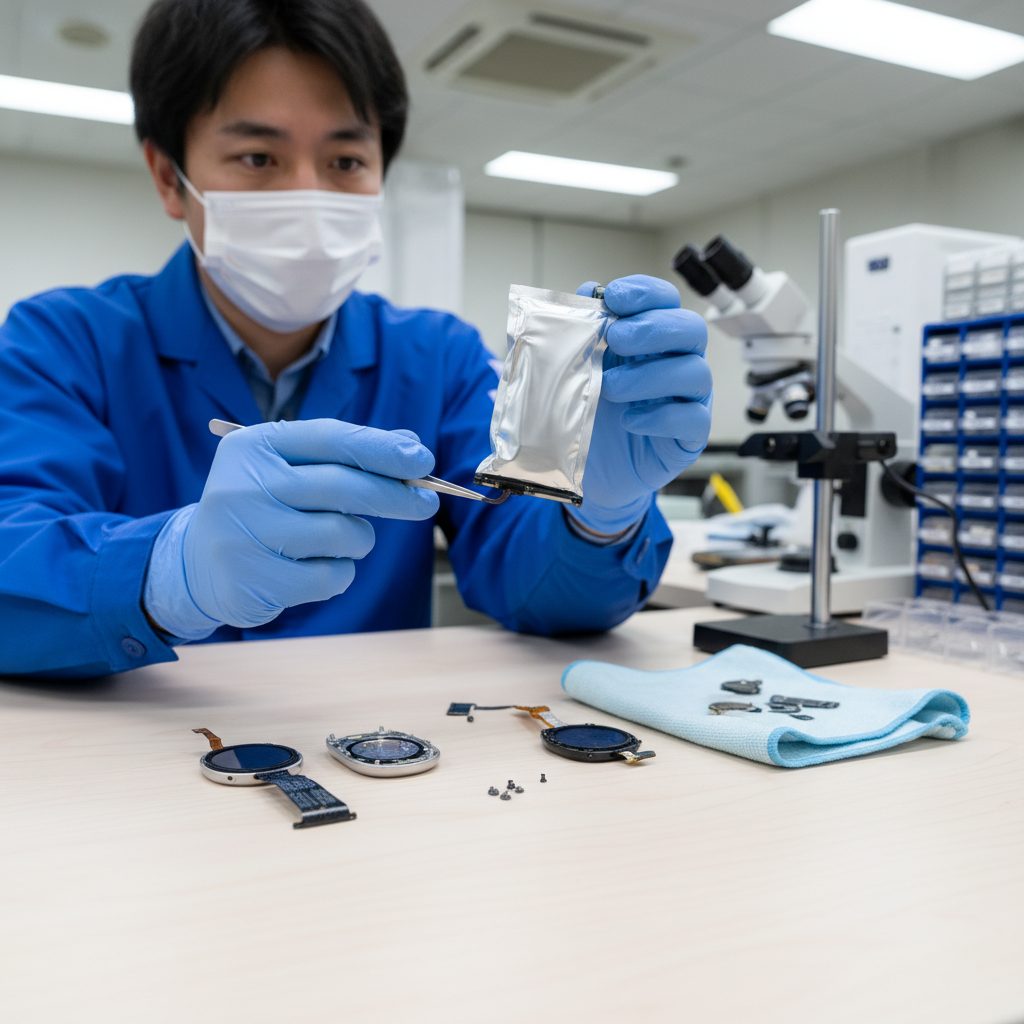 修理の様子