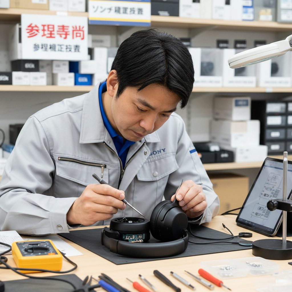 SONYヘッドフォン（WH-1000XM5・WF-1000XM5）修理費用と修理方法