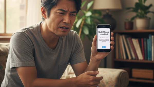 iPhoneのSIM認識しない・圏外・eSIM設定エラーの原因と修理