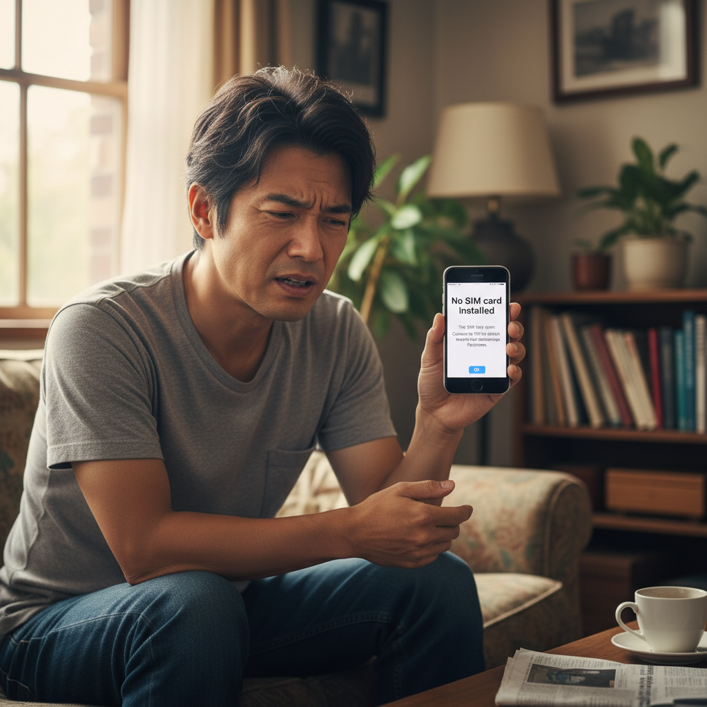 iPhoneのSIM認識しない・圏外・eSIM設定エラーの原因と修理
