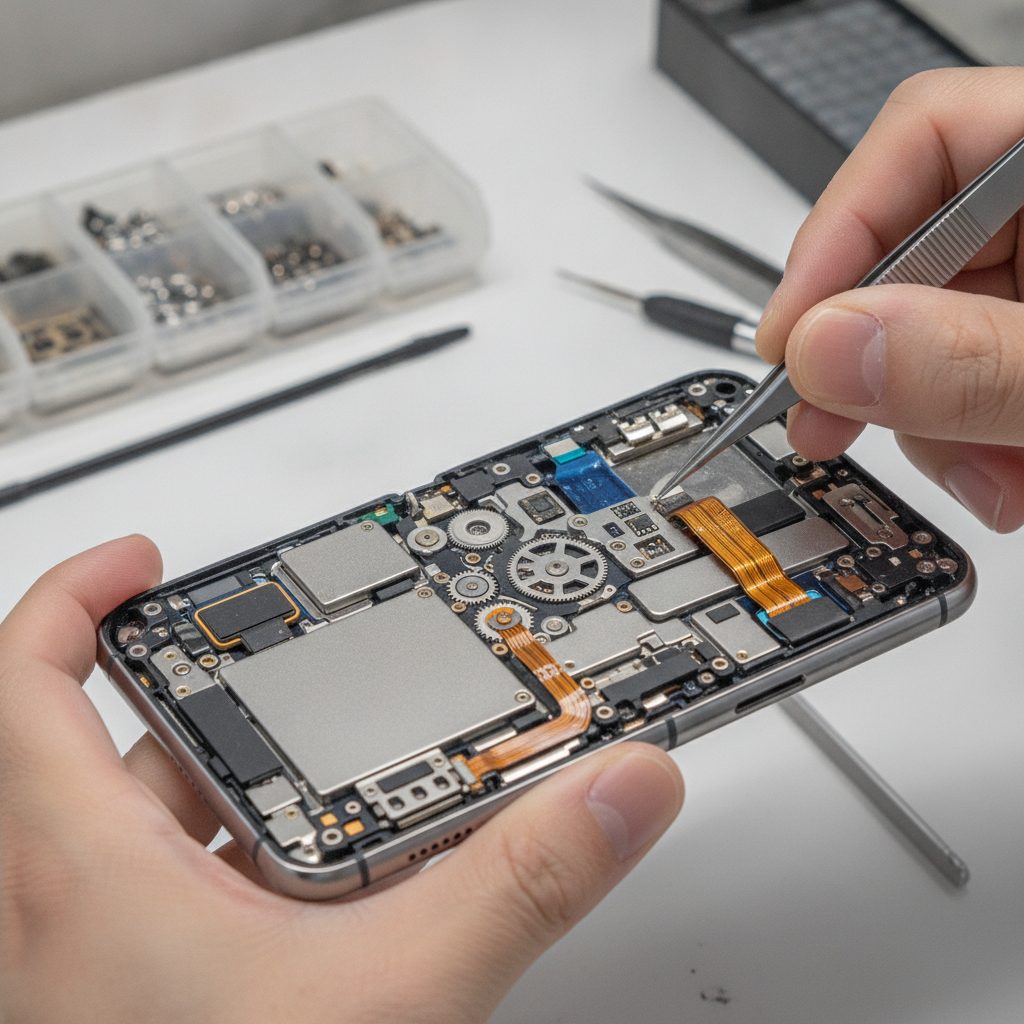 折りたたみスマホの修理