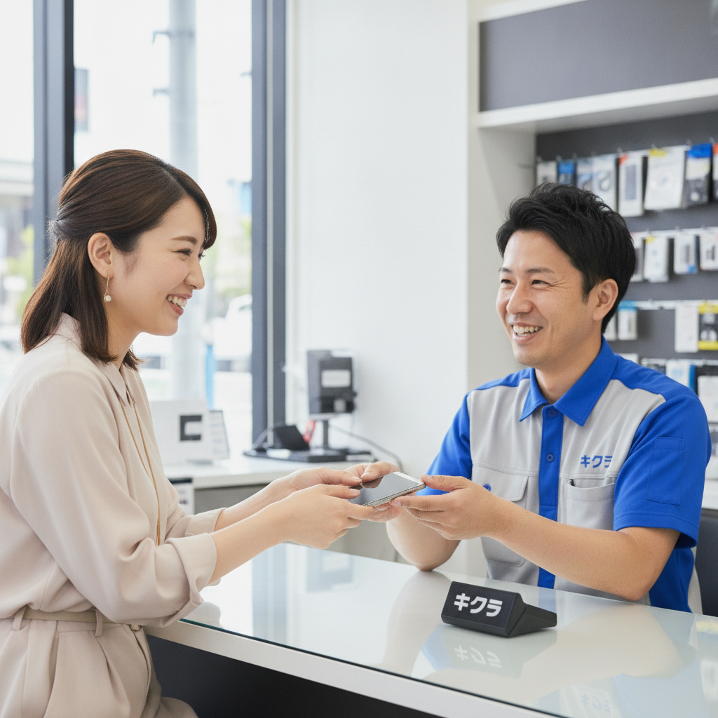 修理完了後にお客様へ返却