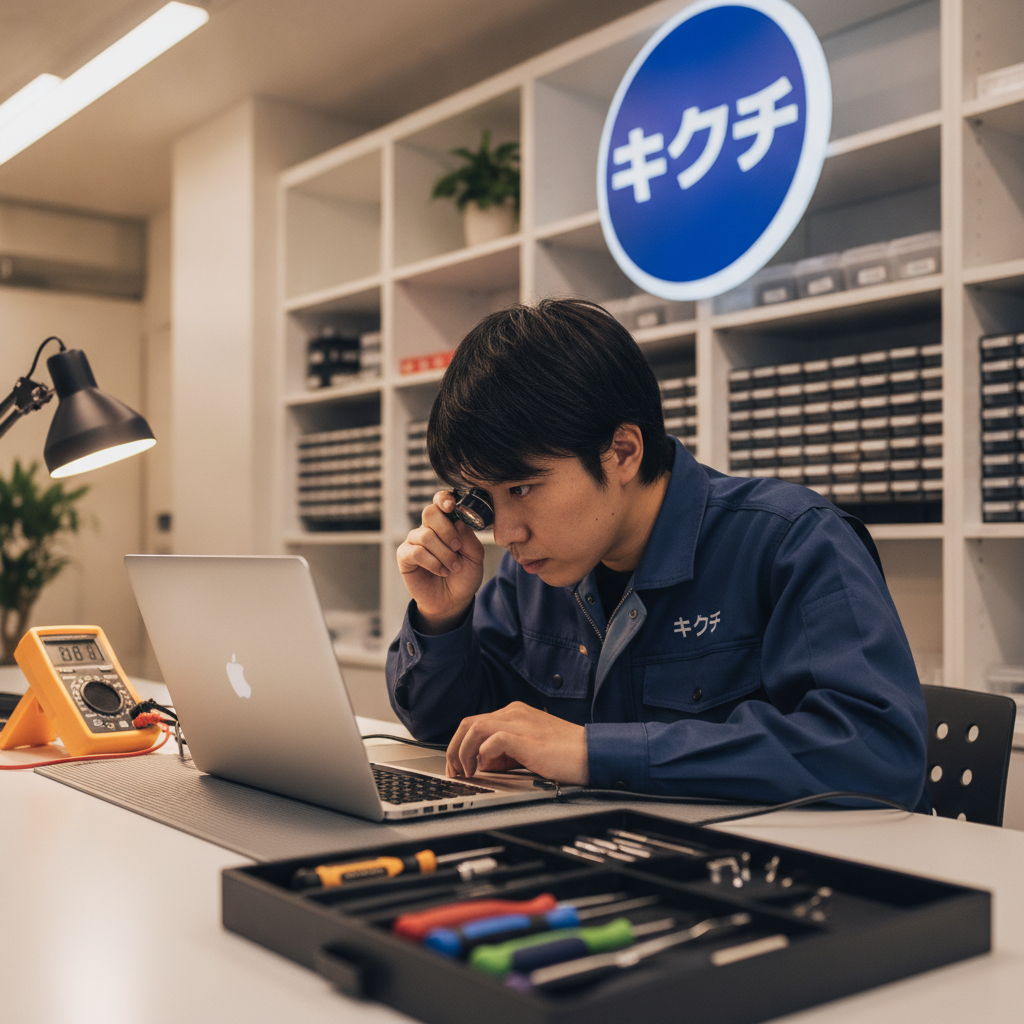 MacBook Air修理の様子