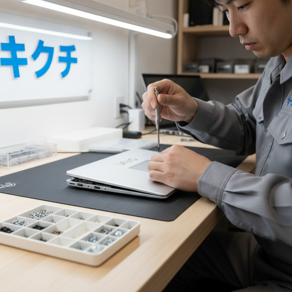 VAIOノートパソコン修理費用完全ガイド【2026年版】｜画面割れ・バッテリー交換・起動しない・キーボード故障まで徹底解説