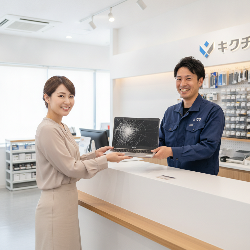VAIO修理受付の様子