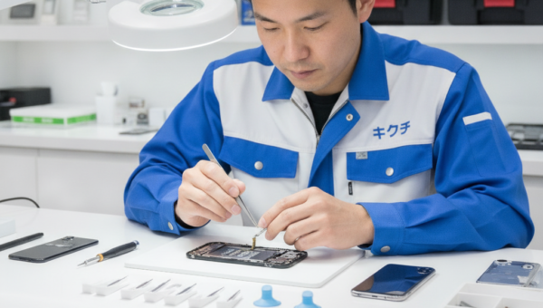 iPhone17シリーズ修理の様子