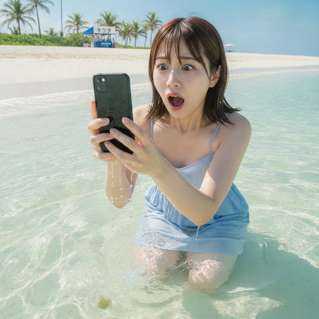 海・プール・川遊びでスマホが水没した！夏の水場での水没対処法と修理費用完全ガイド【2026年版】