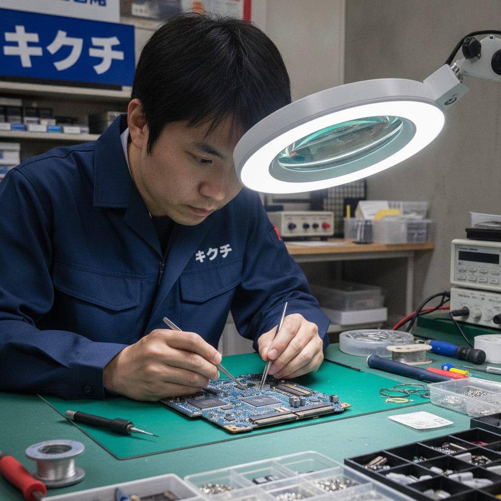 MacBook修理の様子
