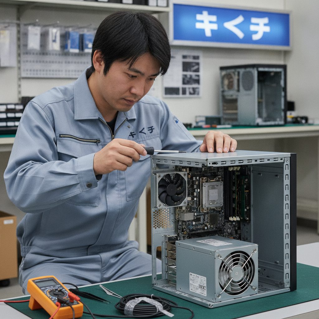 デスクトップPC修理の様子