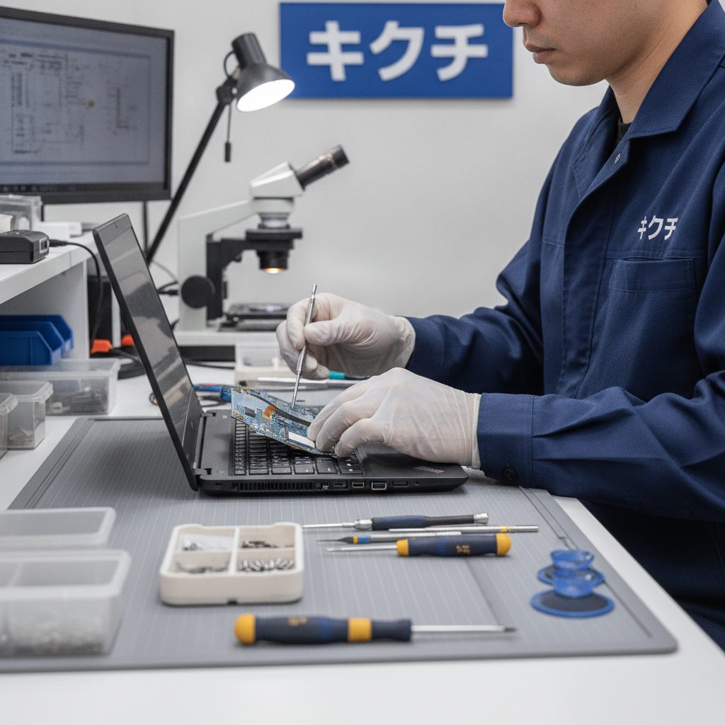 ThinkPad修理の様子