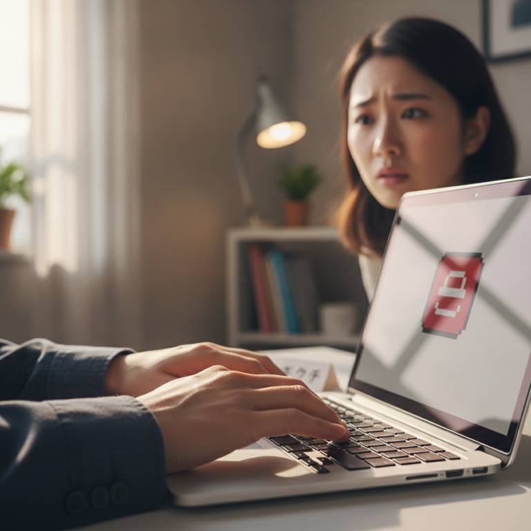 アップデート後のエラーに困る様子