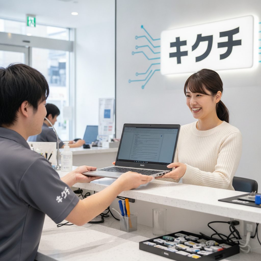 Dell ノートPC修理の様子