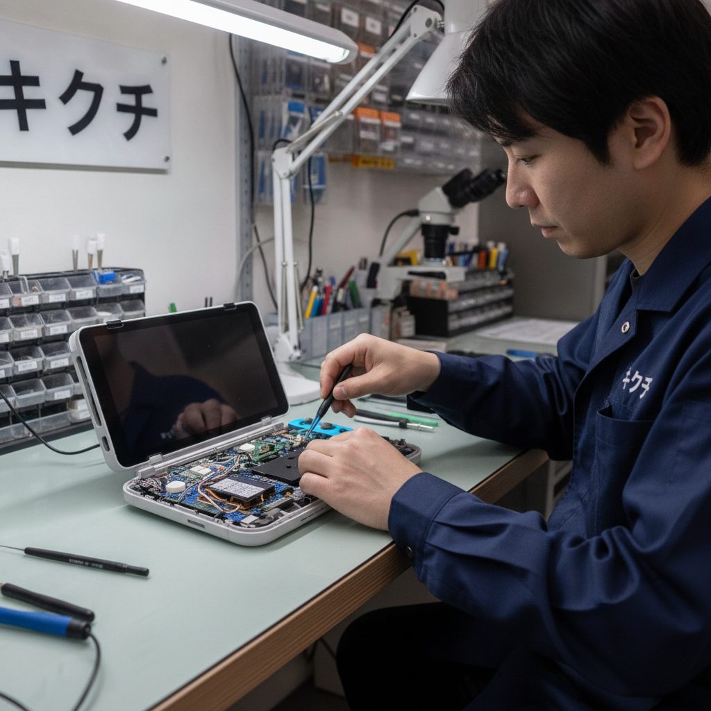 Nintendo Switch 2修理の様子