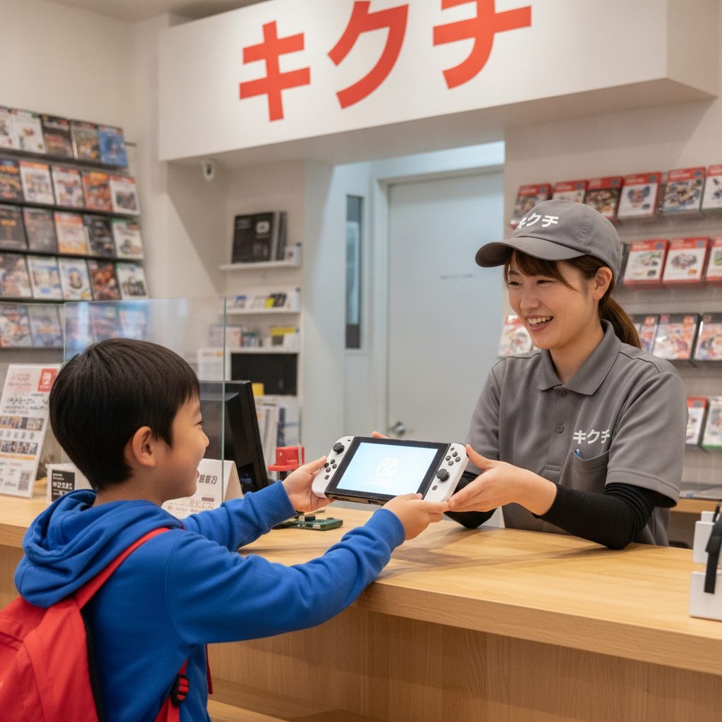 Nintendo Switch 2修理の様子