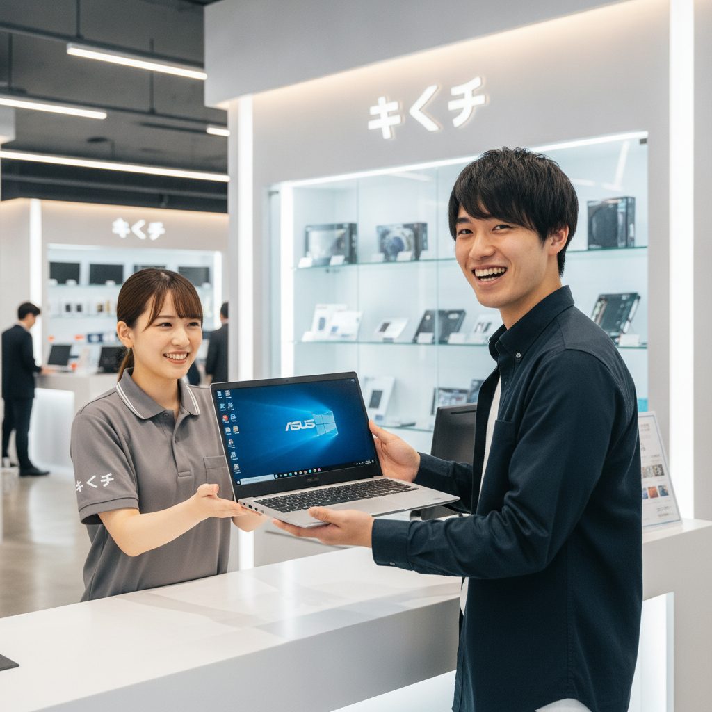 ASUS ノートPC修理の様子