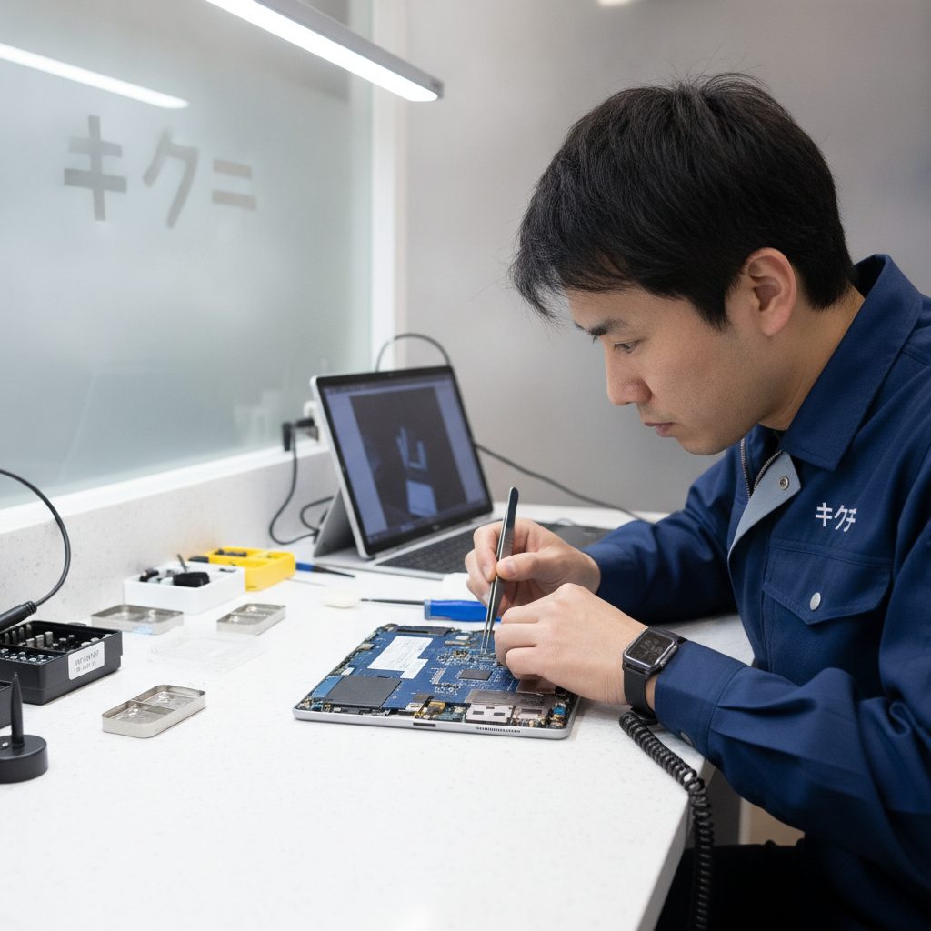Surface修理の様子