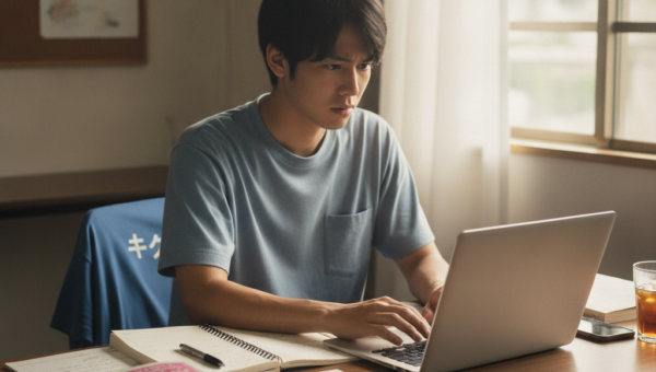 夏休み明けにノートパソコンが起動せず困る大学生