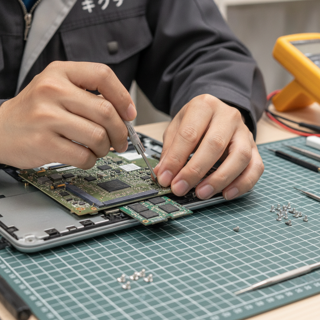パソコン内部基板の診断クローズアップ